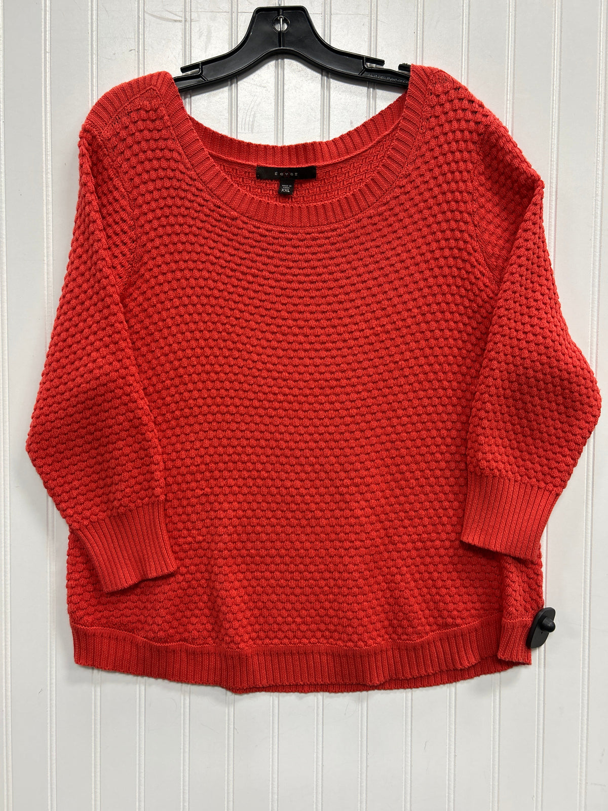 Top Ls By Fever In Orange, Size:1X