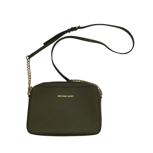 GREEN CROSSBODY DESIGNER by MICHAEL KORS Size:MEDIUM