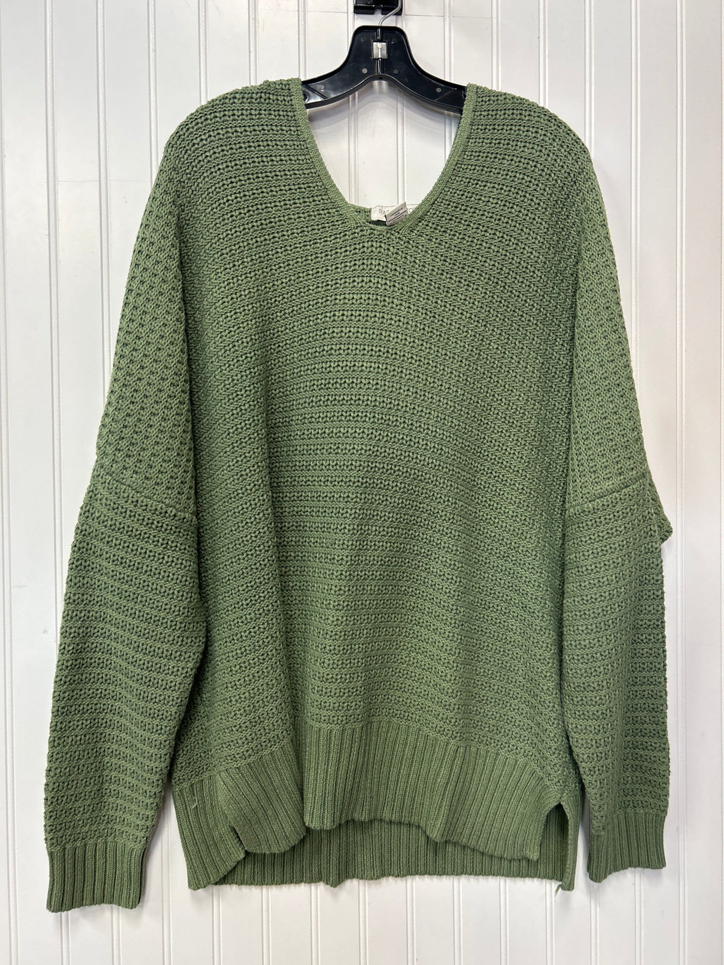 Sweater By Rachel Zoe In Green, Size:2X
