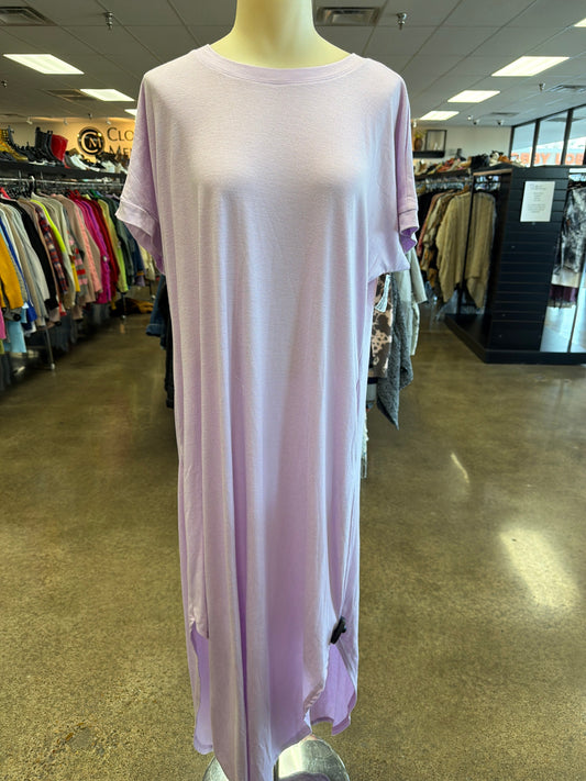 Dress Casual Maxi By Anrabess In Purple, Size:Xl