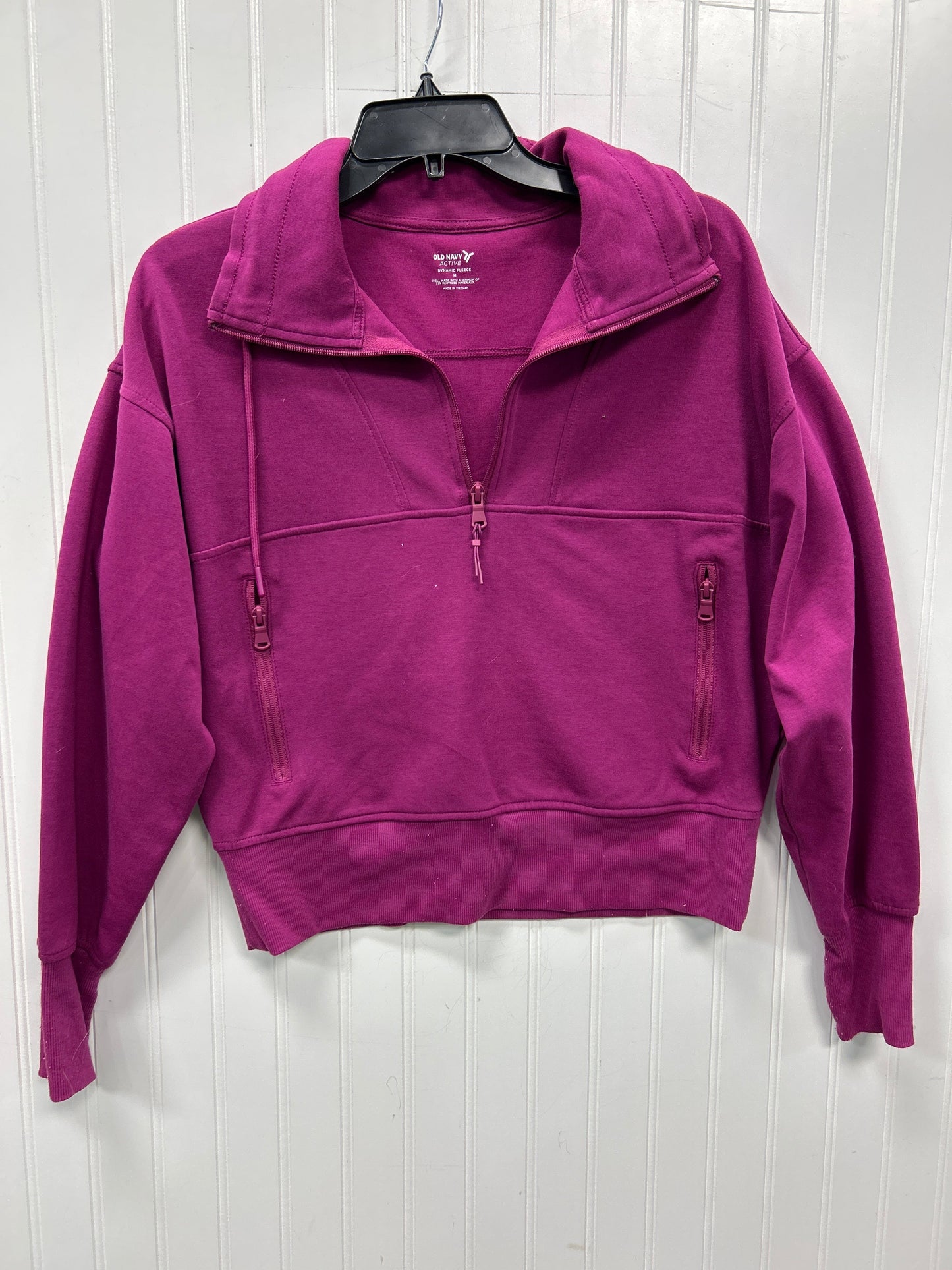Athletic Jacket By Old Navy In Pink, Size:M