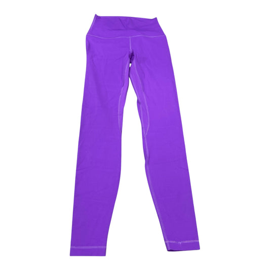 Athletic Leggings By Lululemon In Purple, Size:4