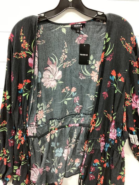 Top Ls By Torrid In Grey, Size:4X