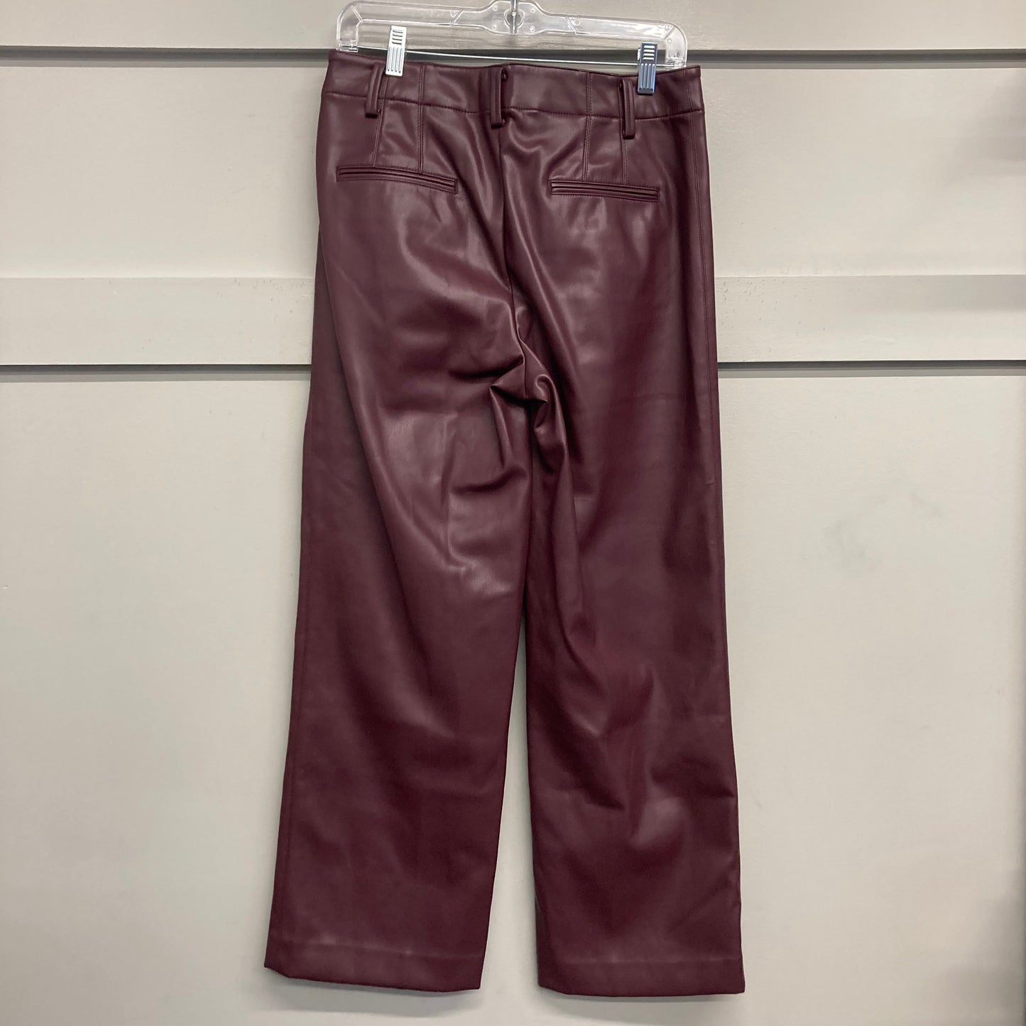 Pants Dress By Ann Taylor In Maroon, Size:4
