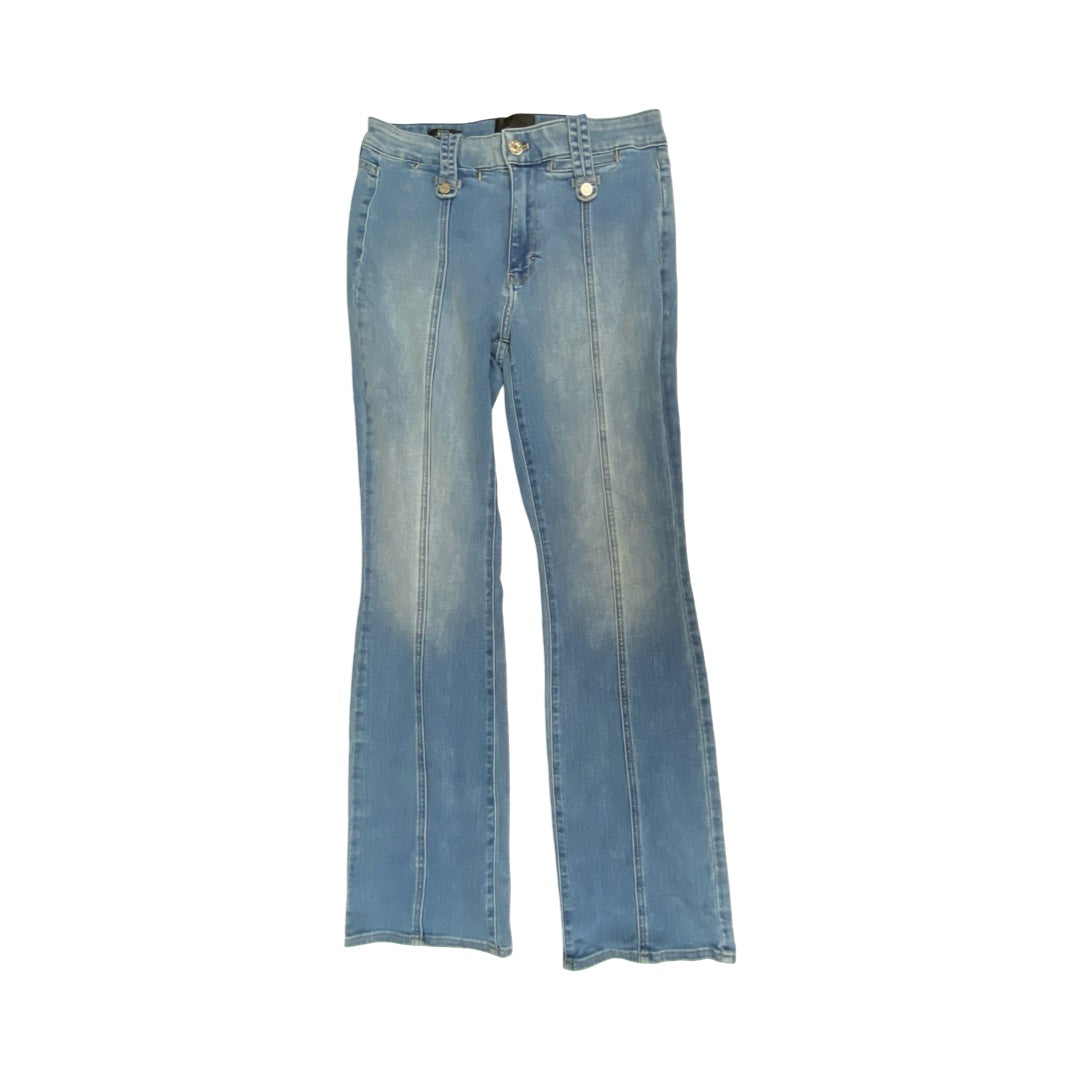 Jeans Boot Cut By White House Black Market In Blue Denim, Size:8
