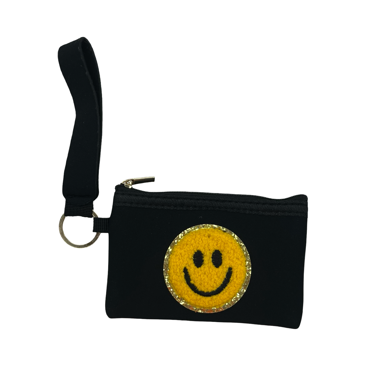 Wristlet By Cmf In Black & Yellow, Size:Small