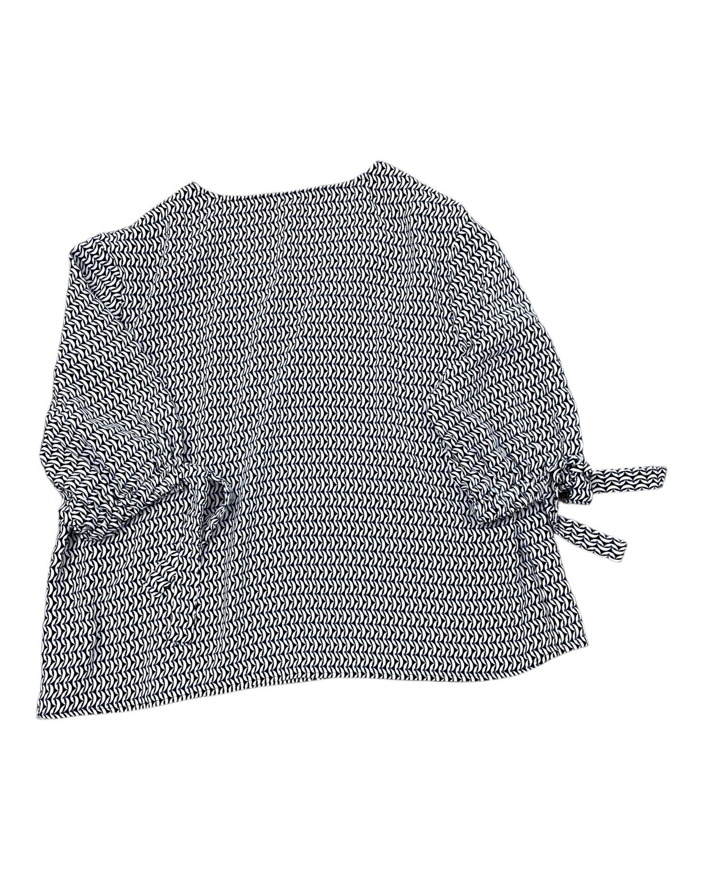 Top Ls By Worthington In Black & Blue, Size:Xl