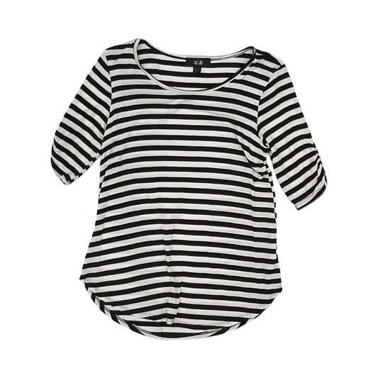Top Ss By Agb In Black & Cream, Size:S