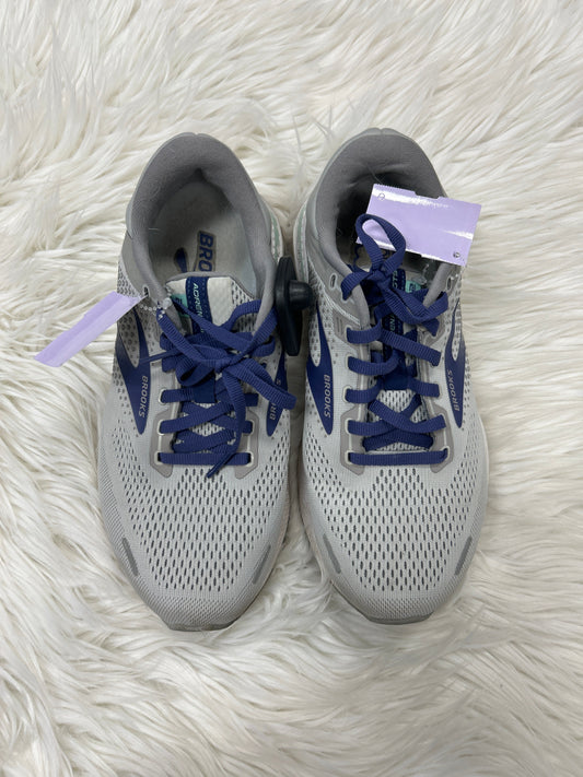 Shoes Athletic By Brooks In Grey & Purple, Size:8
