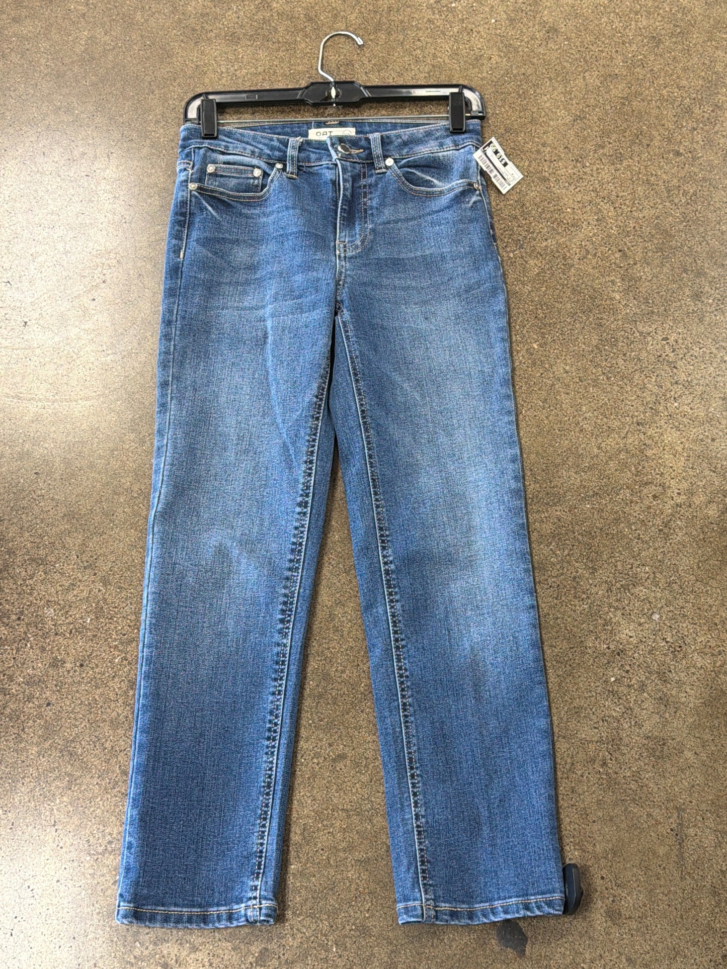 Jeans Straight By Oat In Blue Denim, Size:0