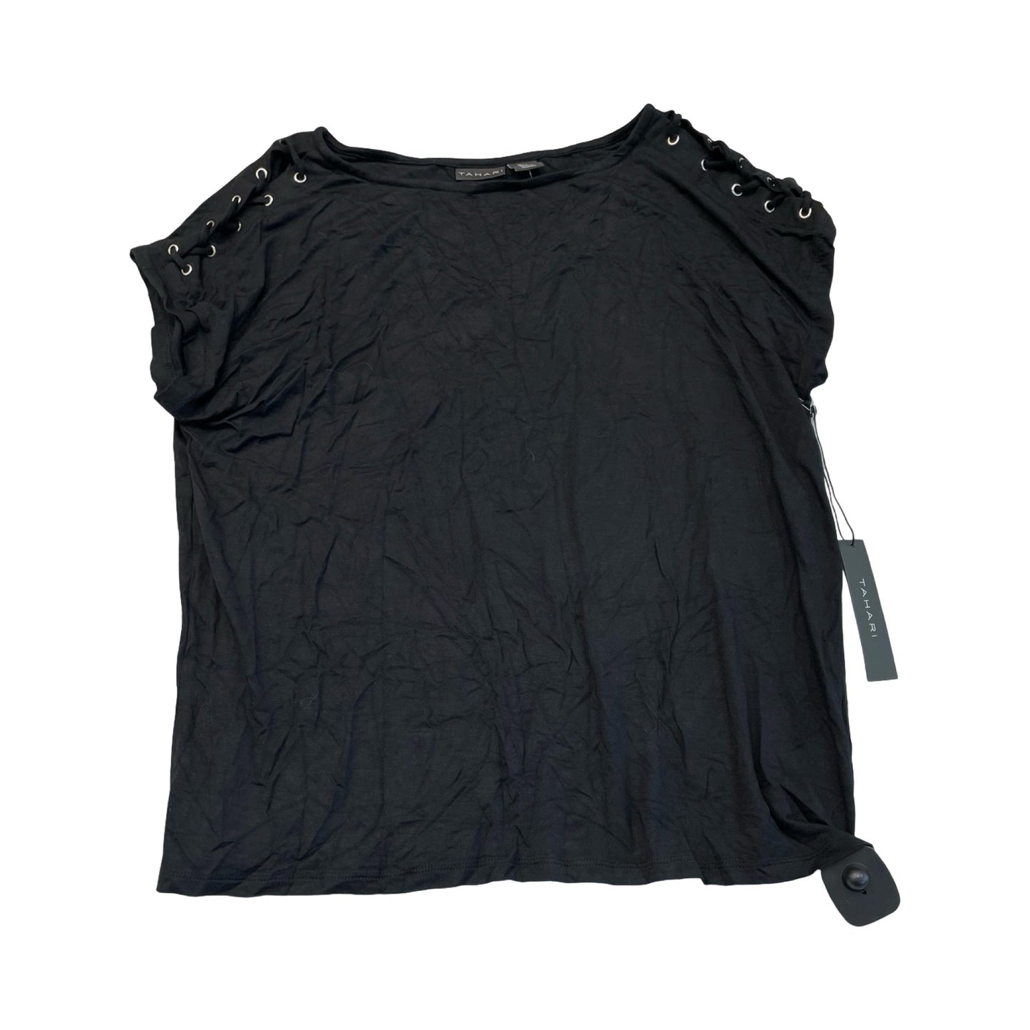 Top Ss By Tahari In Black, Size:L