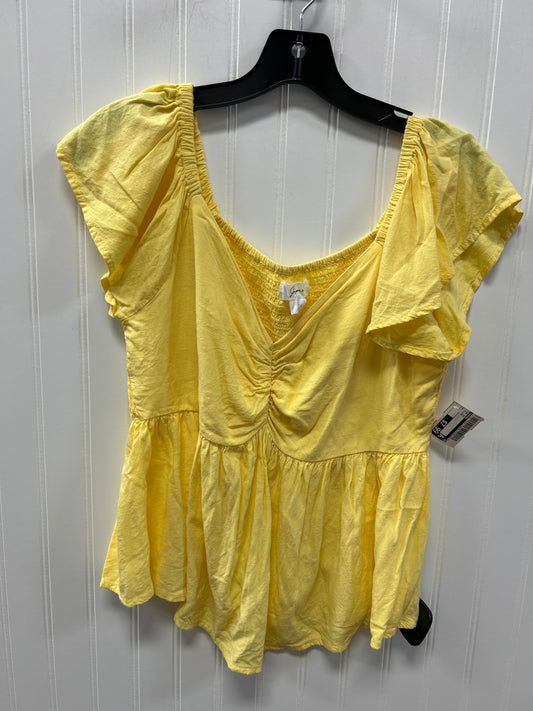 Top Ss By Japna In Yellow, Size:L