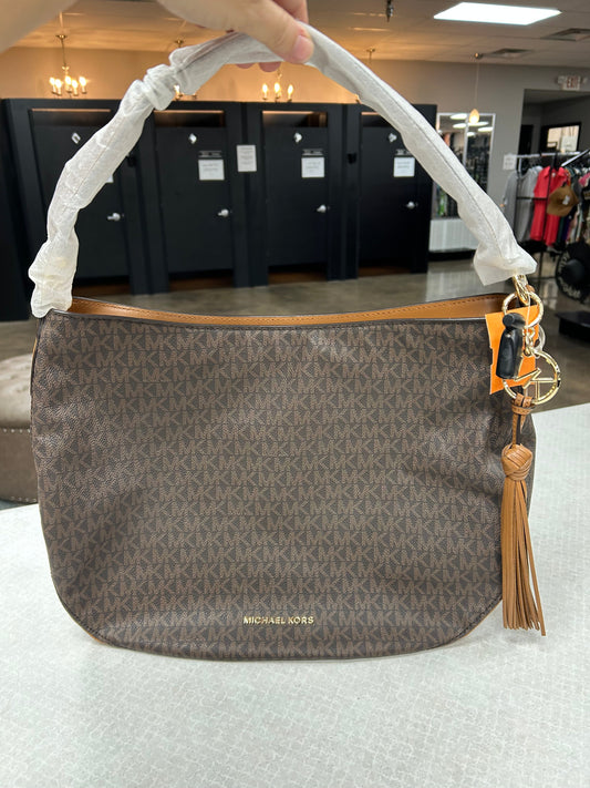 Handbag Designer By Michael Kors In Brown, Size:Medium
