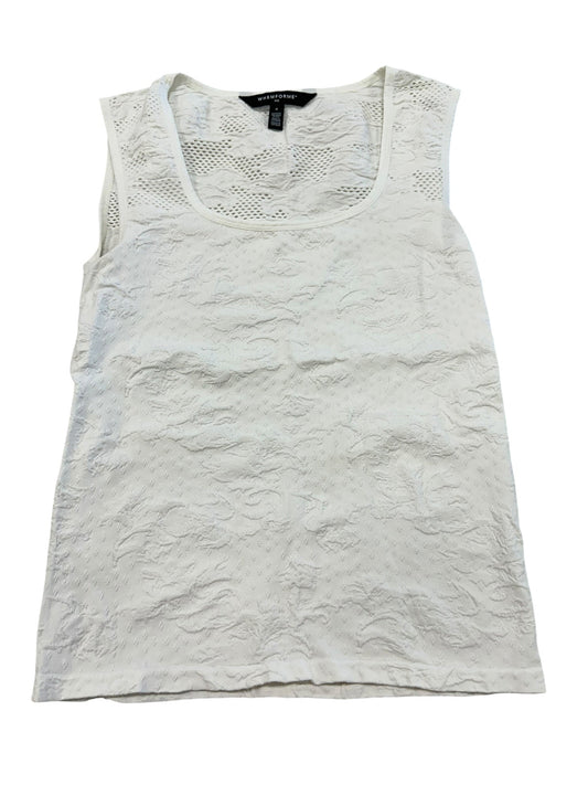 Top Sleeveless By White House Black Market In White, Size:S
