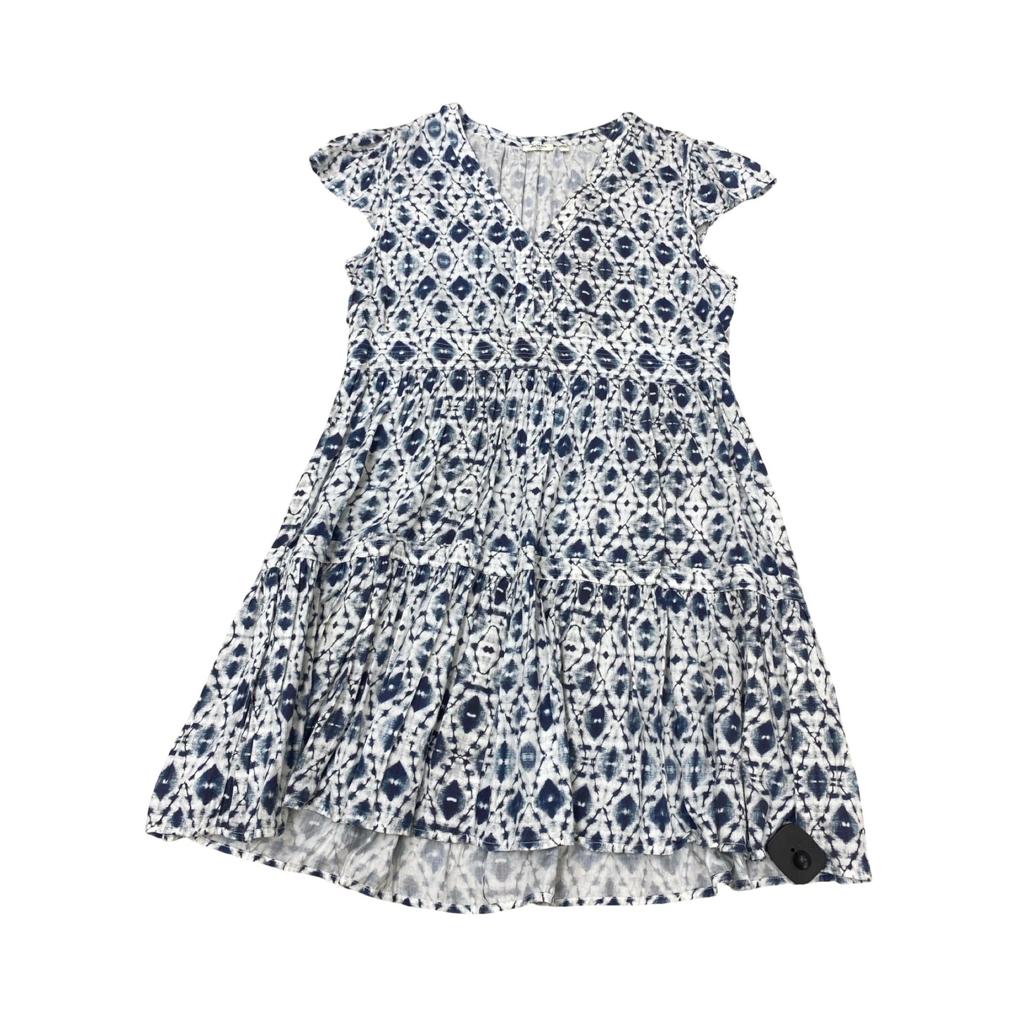Dress Casual Midi By Dylan In Blue & White, Size:L