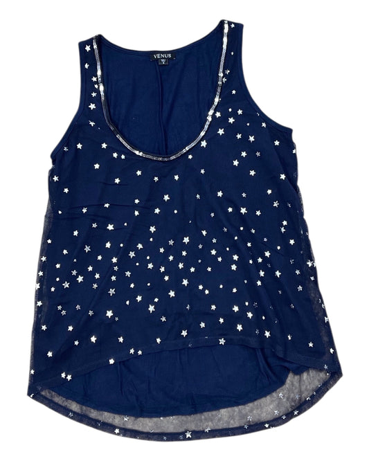 Top Sleeveless By Venus In Navy, Size:S