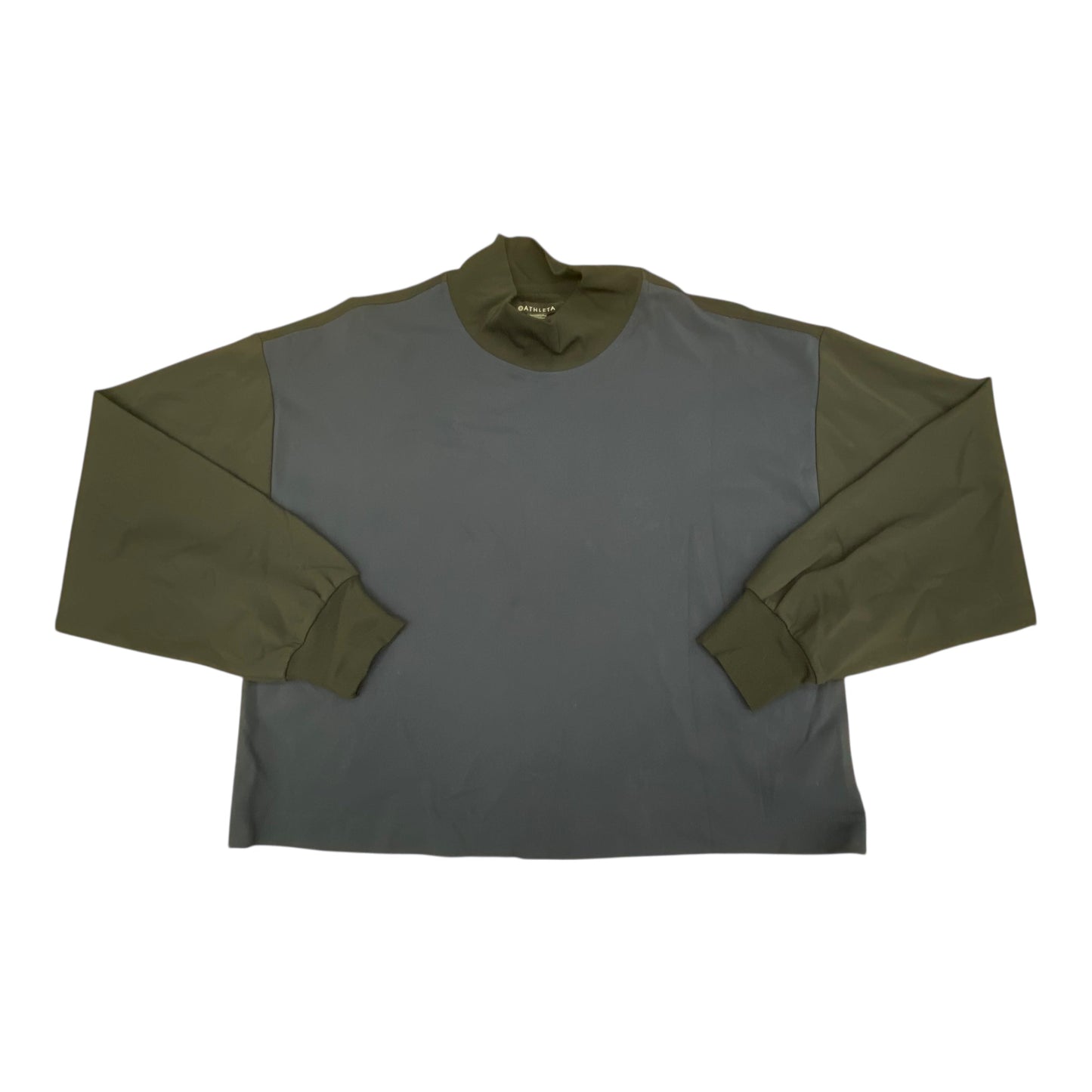 Athletic Sweatshirt Collar By Athleta In Black & Blue, Size:L