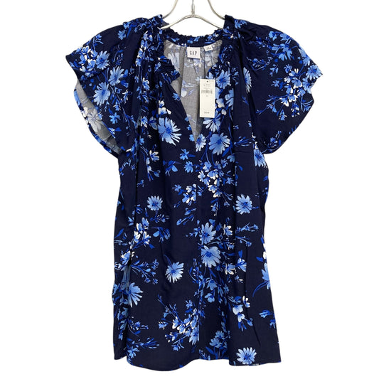Top Sleeveless By Gap In Floral Print, Size:S