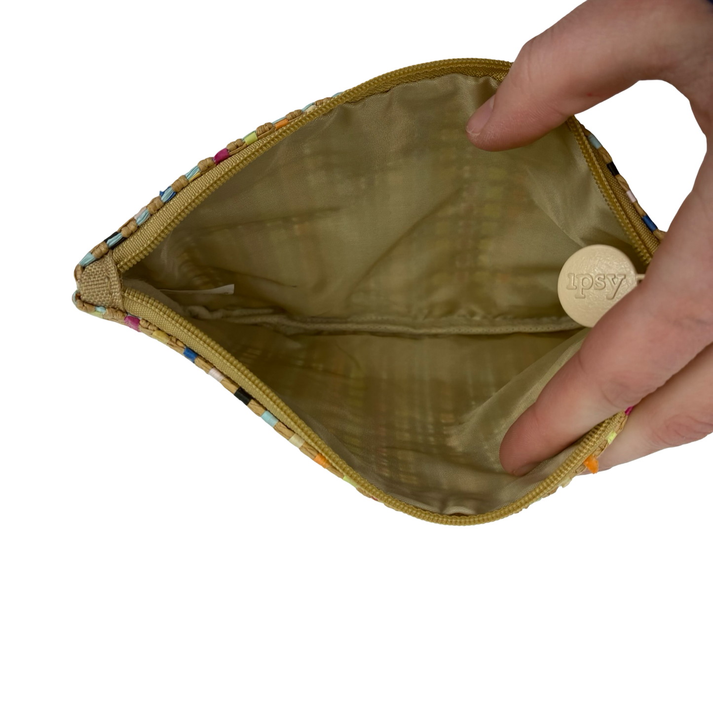 Makeup Bag By Ipsy In Tan, Size:Small