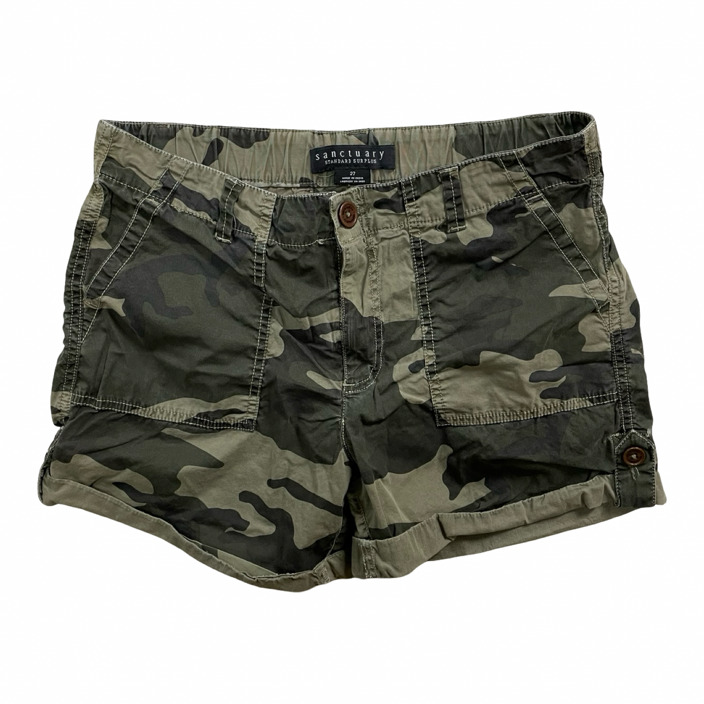 Shorts By Sanctuary In Camouflage Print, Size:4