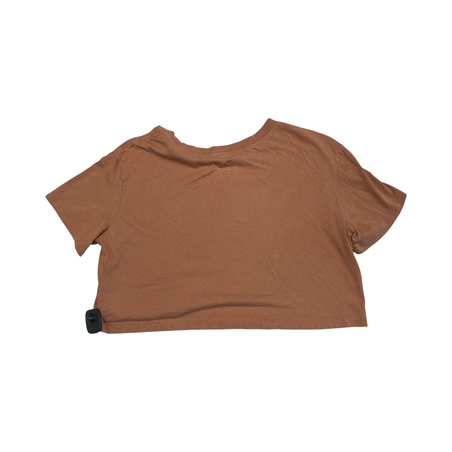 Athletic Top Ss By Nike In Brown, Size:M