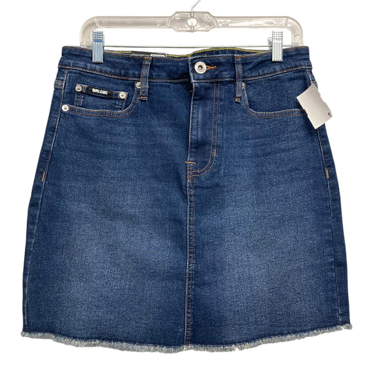 Skirt Mini & Short By Dkny In Blue Denim, Size:0