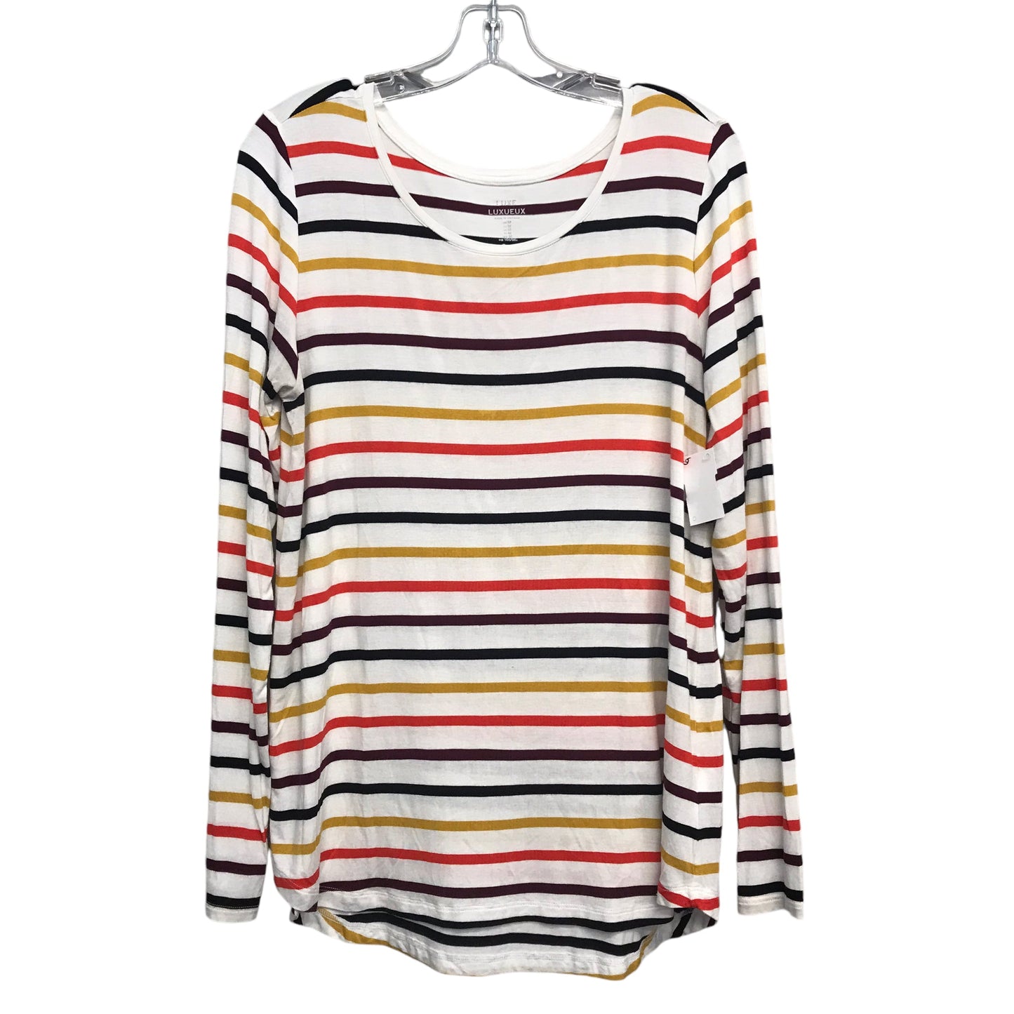 Top Ls Basic By Gap In Striped Pattern, Size:M