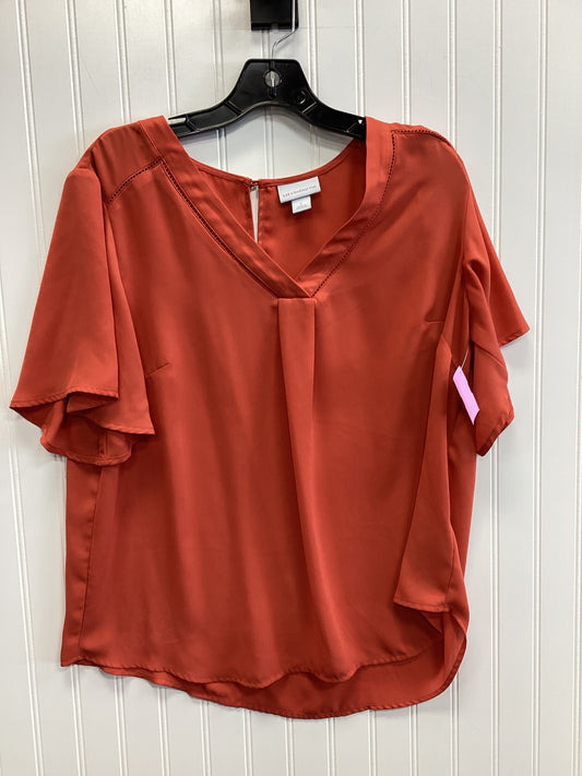 Top Ss By Liz Claiborne In Orange, Size:L