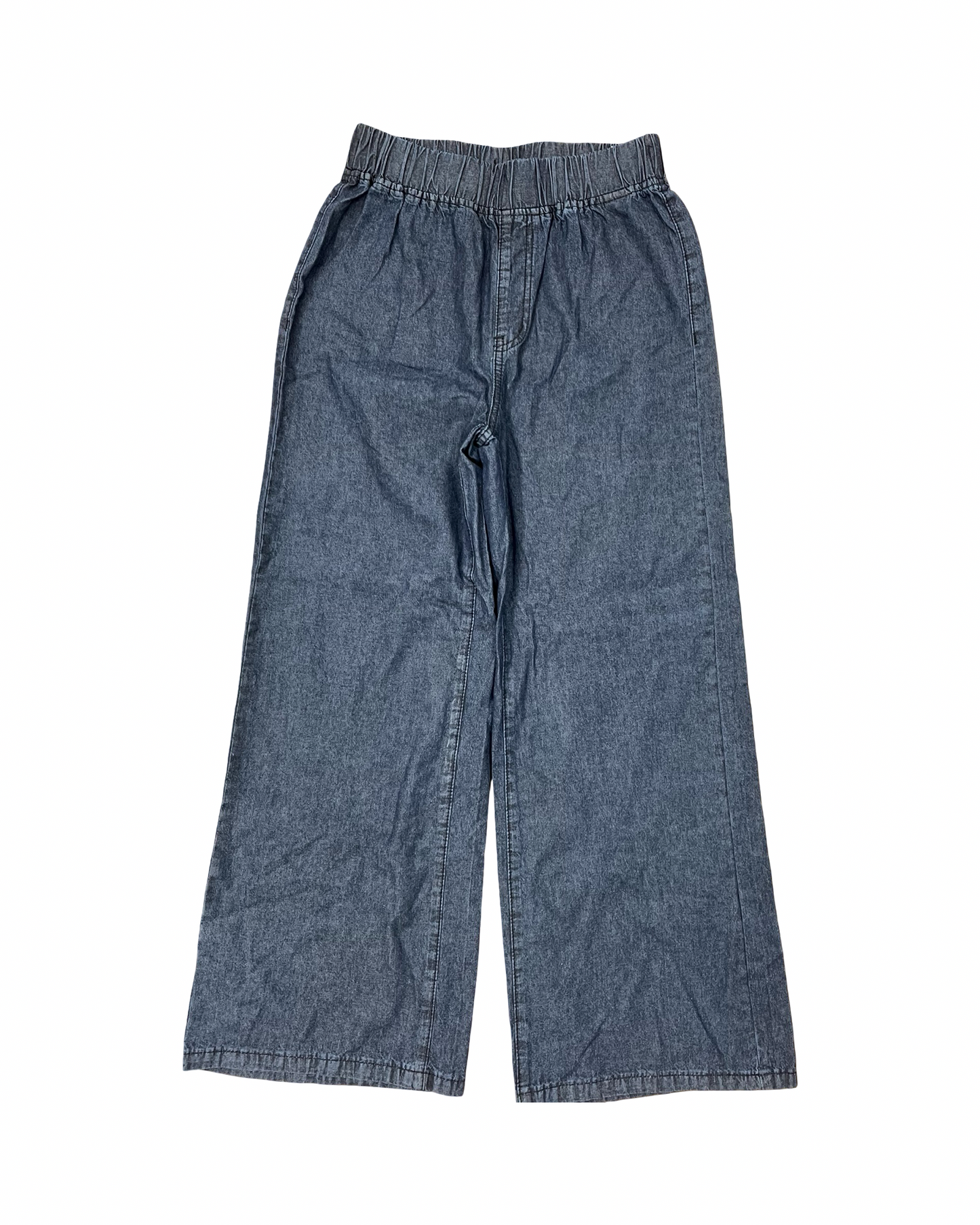 Pants Lounge By Shein In Blue Denim, Size:M
