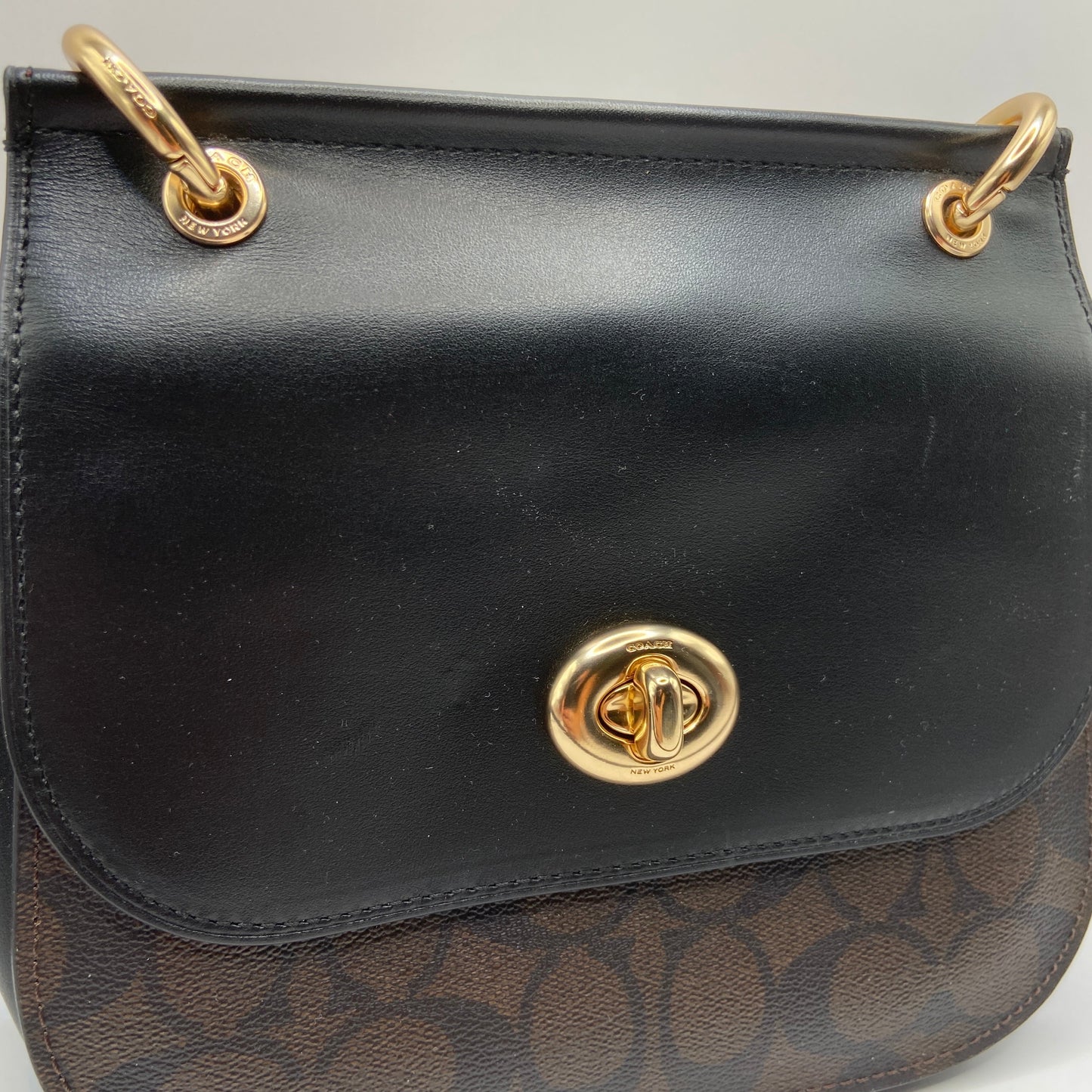 Crossbody Designer By Coach, Size: Small