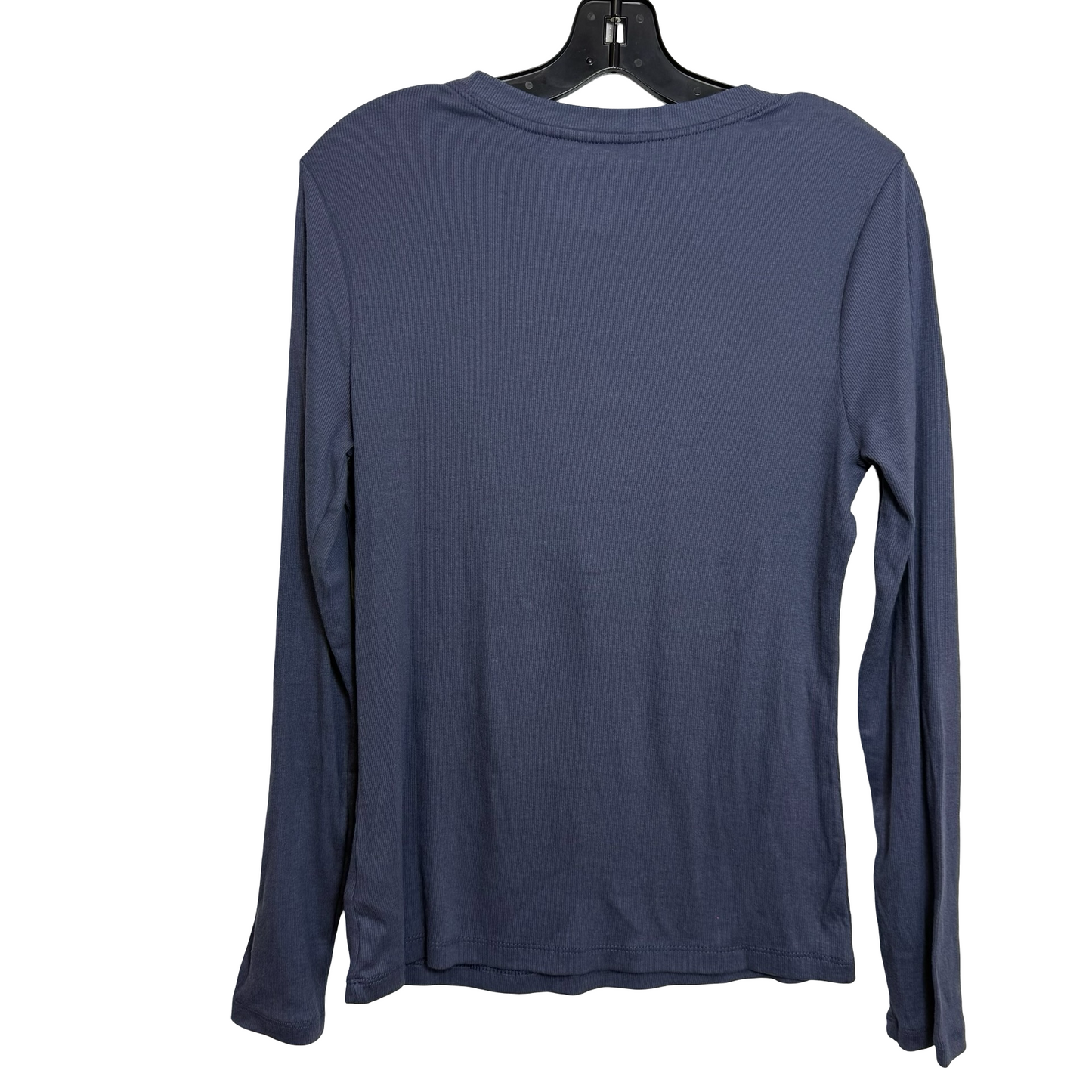 Top Long Sleeve Basic By A New Day In Blue, Size: M