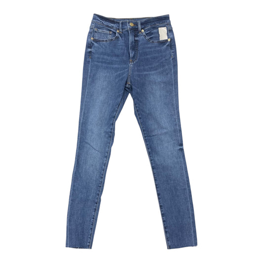 Jeans Skinny By Express In Blue Denim, Size:6