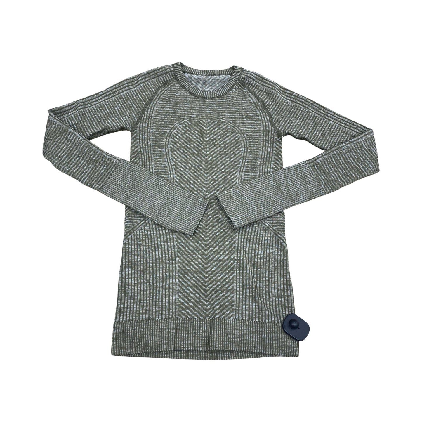 Athletic Top Ls Crewneck By Lululemon In Green, Size:S