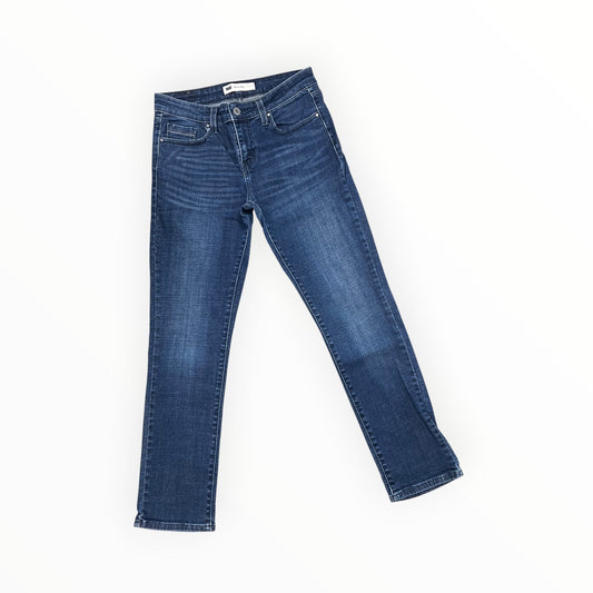 Jeans Skinny By Levis In Blue Denim, Size:4