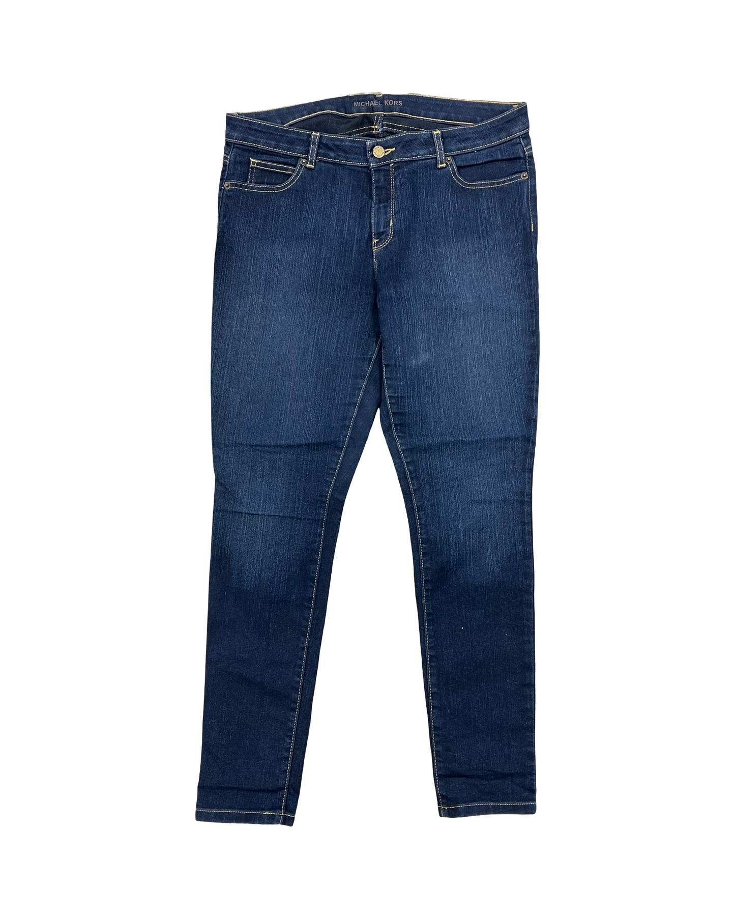 Jeans Designer By Michael Kors In Blue Denim, Size:12