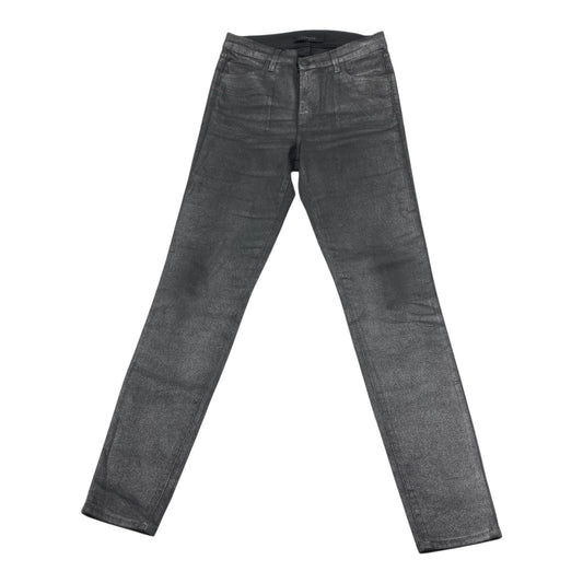 Jeans Boot Cut By J Brand In Black Denim, Size:8