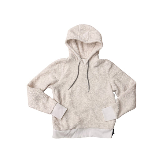 Athletic Sweatshirt Hoodie By Athleta In Cream, Size:M