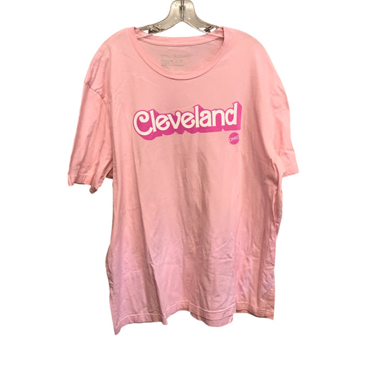 Top Ss By Cleveland Clothes In Pink, Size:3X