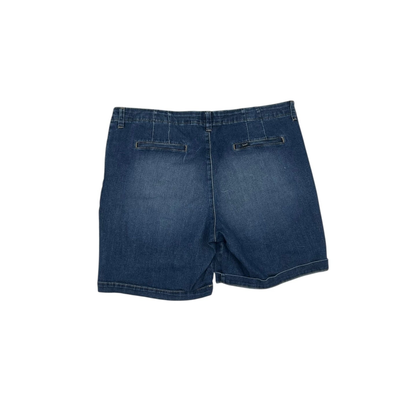 Shorts By Lee In Blue Denim, Size:20
