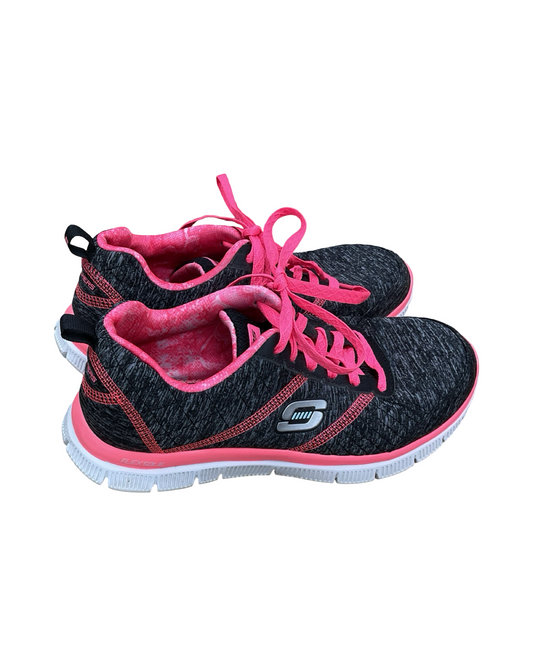 Shoes Sneakers By Skechers In Black & Pink, Size:6