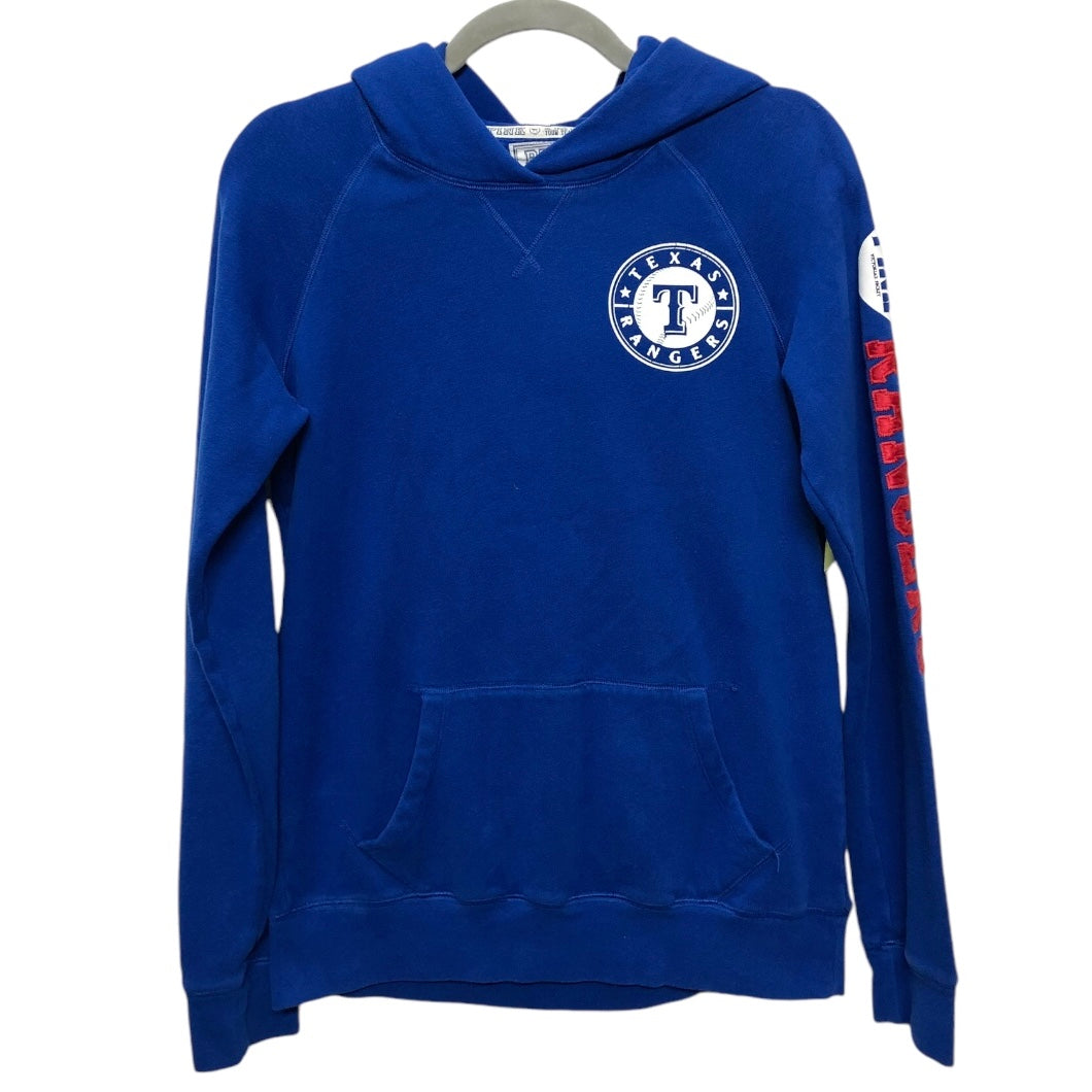 Sweatshirt Hoodie By Pink In Blue, Size:M