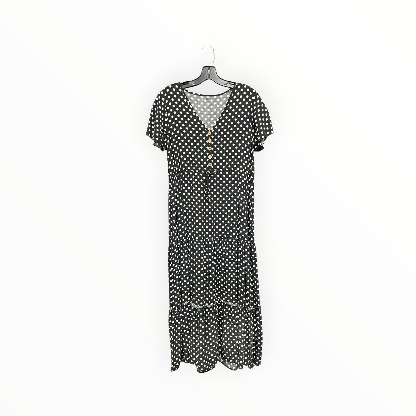 Dress Casual Maxi By Clothes Mentor In Polkadot Pattern, Size:M