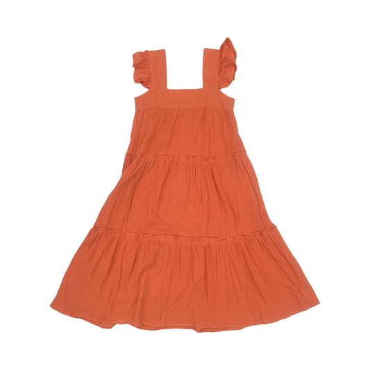 Dress Casual Midi By Entro In Orange, Size:S
