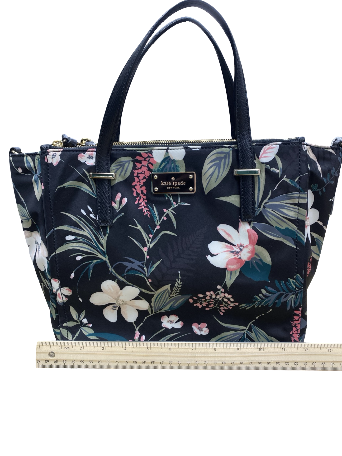 Handbag Designer By Kate Spade In Floral Print, Size:Medium