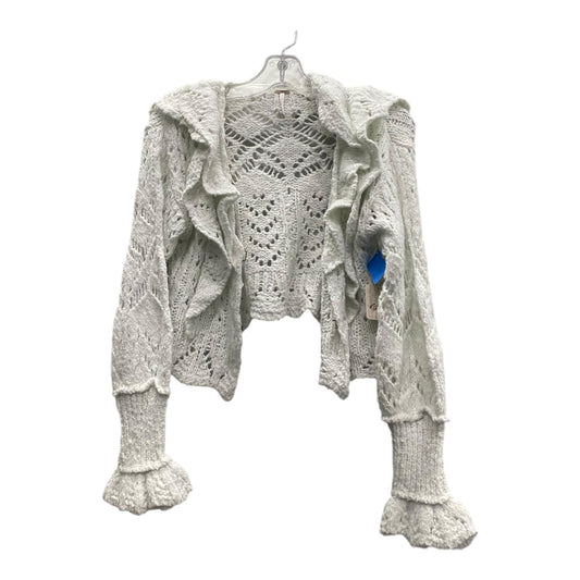 Sweater Cardigan By Free People In White, Size:S