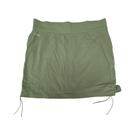 Athletic Skirt By Columbia In Green, Size:L
