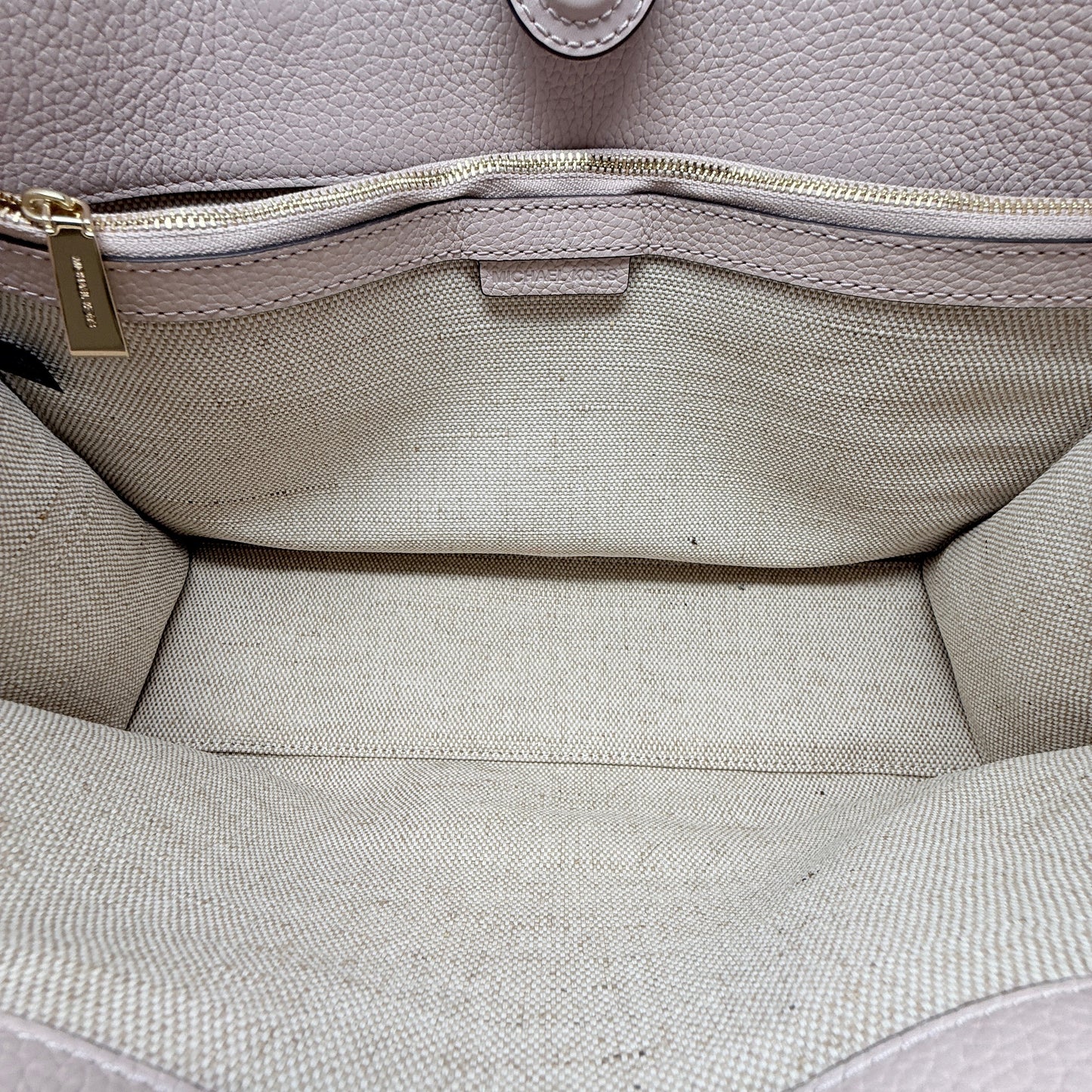 Scarlett Medium East/West Leather Satchel By Michael By Michael Kors, Size: Medium