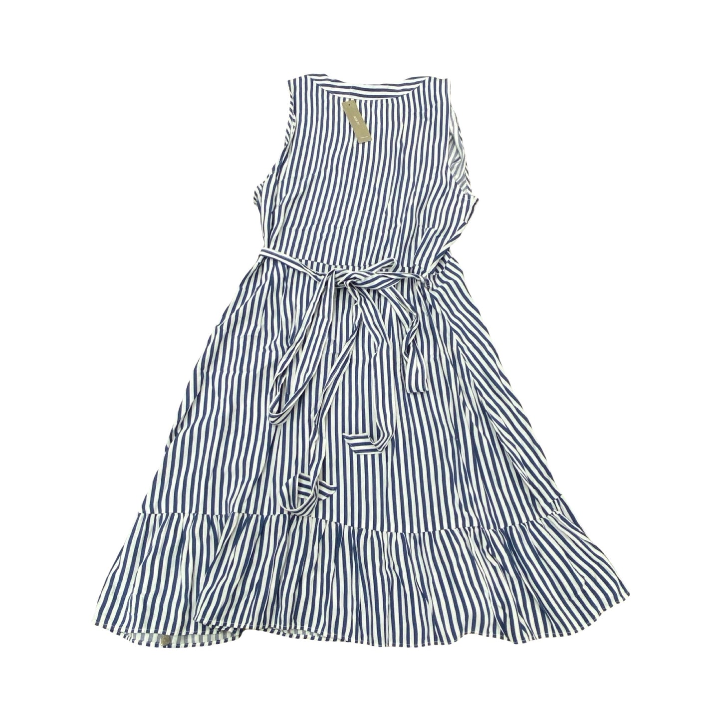 Dress Casual Midi By J. Crew In Striped Pattern, Size:M