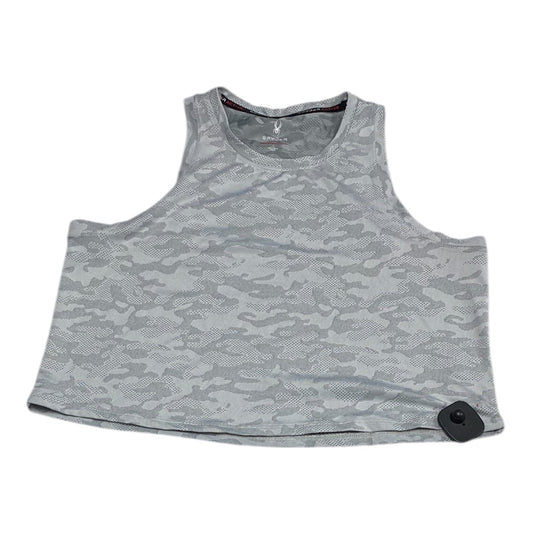 Athletic Tank Top By Spyder In Grey, Size:L