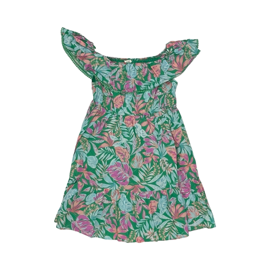 Dress Party Midi By Terra & Sky In Green, Size:1X